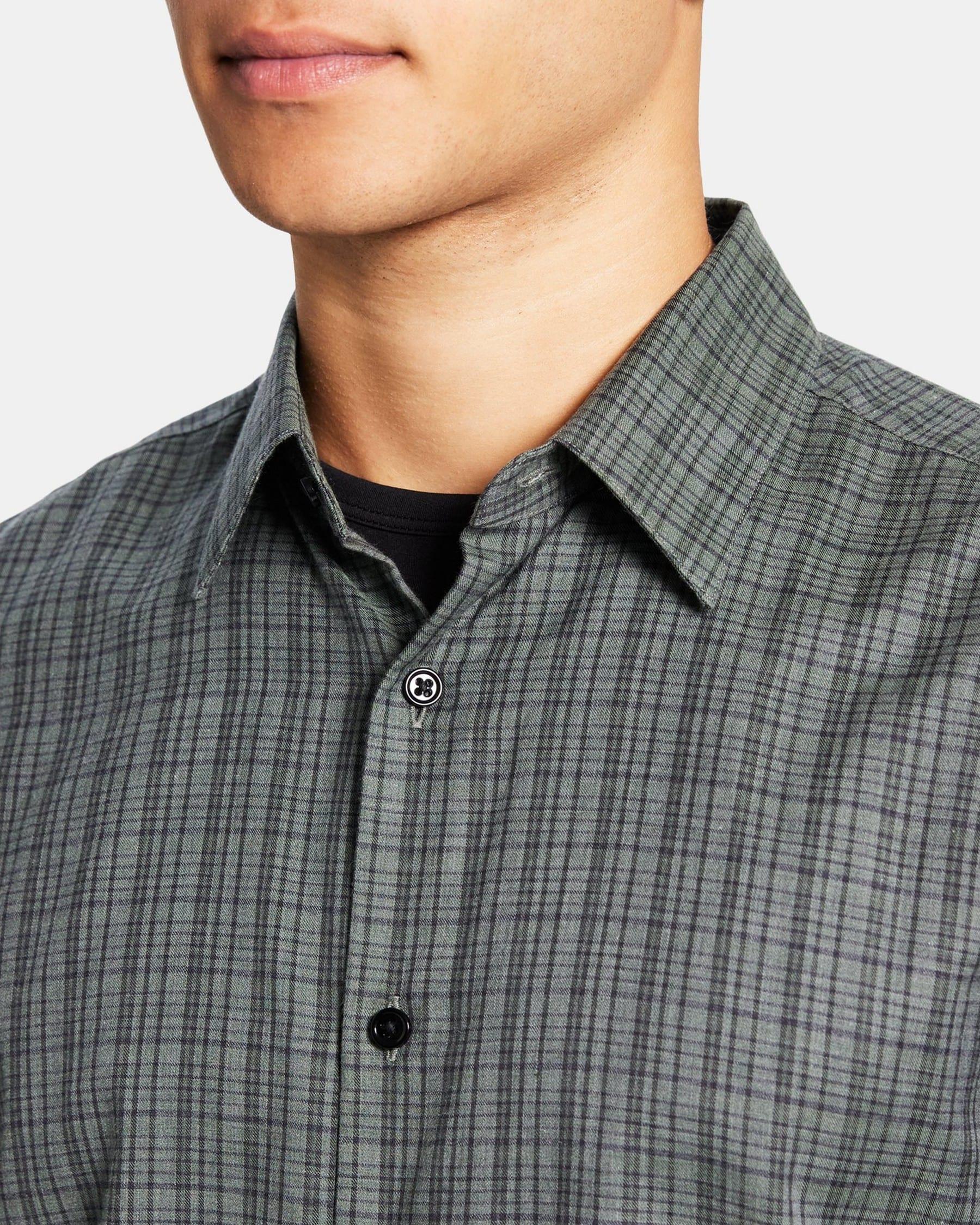 Standard-Fit Shirt in Cotton Flannel Product Image