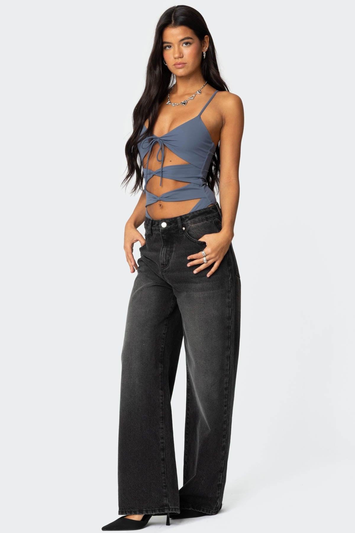 Serene Cut Out Bodysuit Product Image