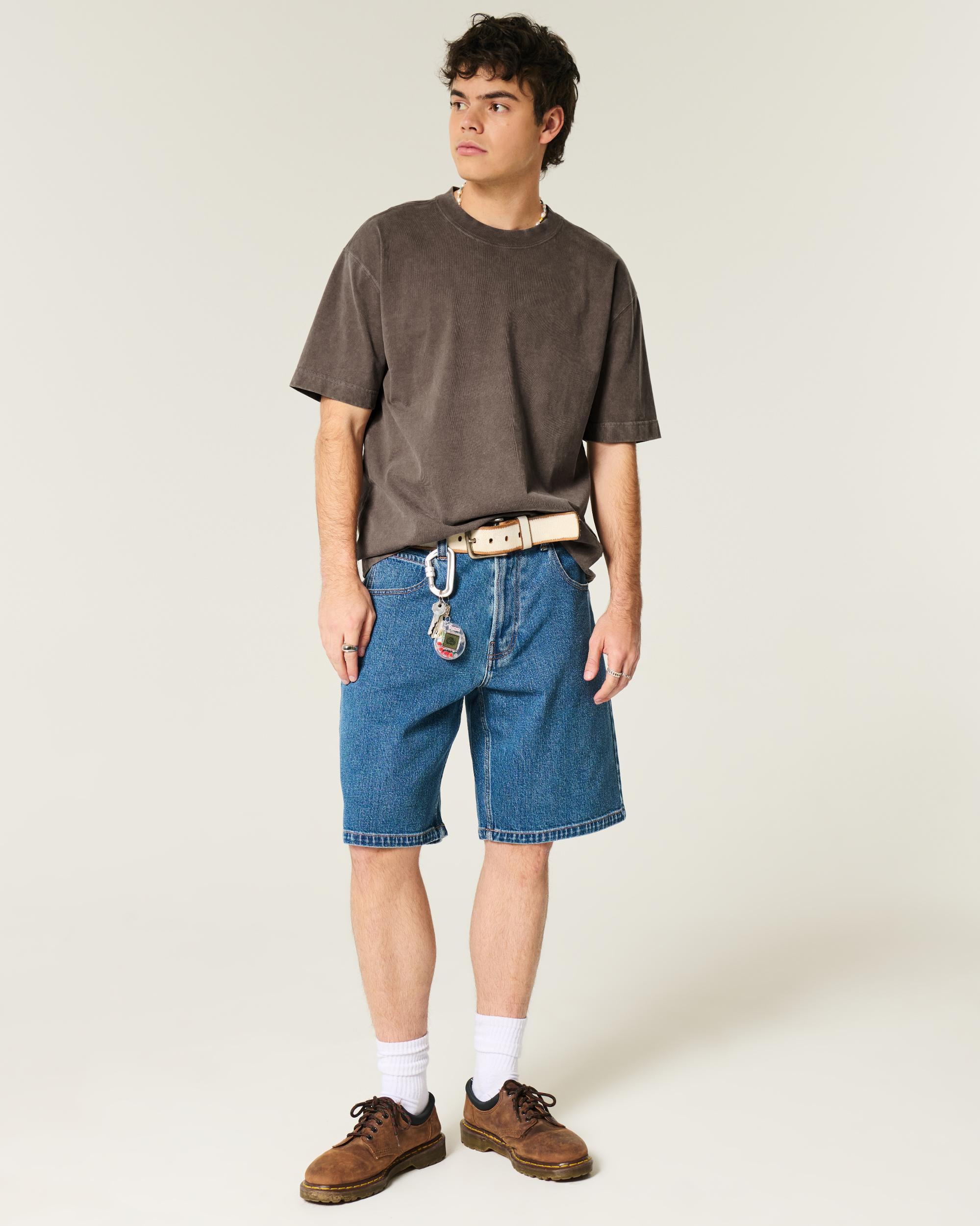 Dalix Mens Lil Smile Heavy Weight Cotton Tee Product Image