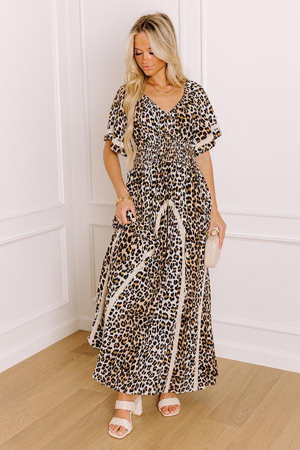 Sassy Statement Leopard Maxi Dress Product Image
