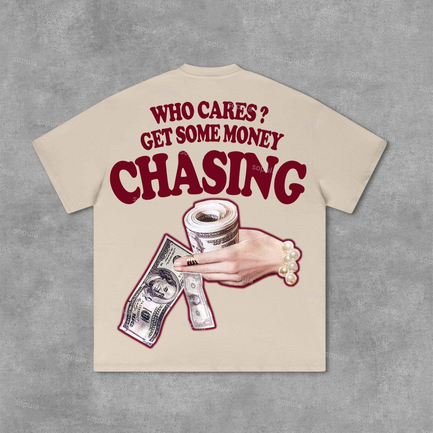 Sopula Chasing Money Graphic Print Cotton Street T-Shirt Product Image