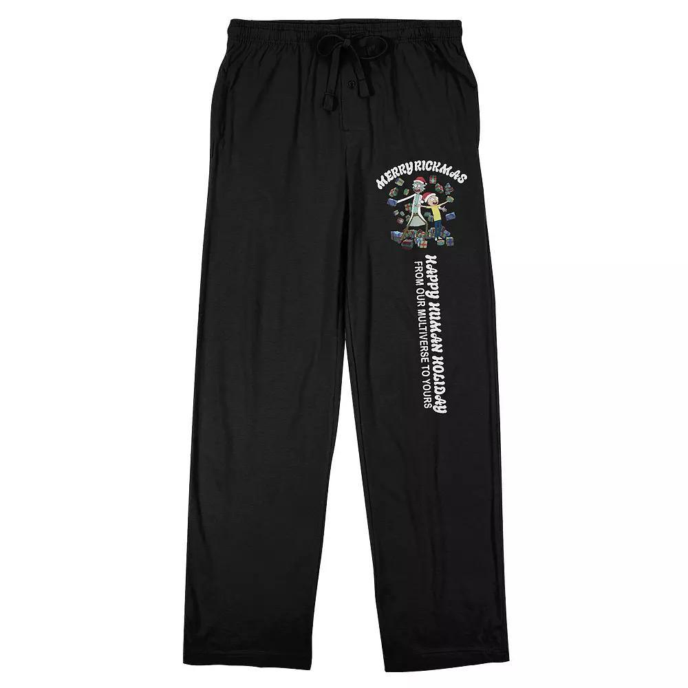 Men's Rick & Morty Merry Rickmas Pajama Pants,  Product Image