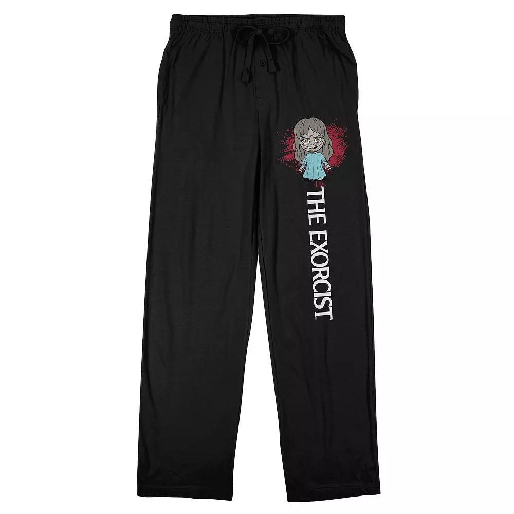 Men's The Exorcist Regan Sleep Pants, Size: XXL, Black Product Image