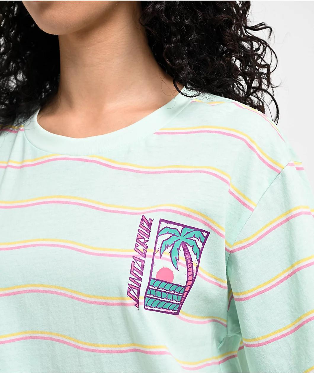 Santa Cruz Paradise Break Oversized Seafoam T-Shirt Product Image