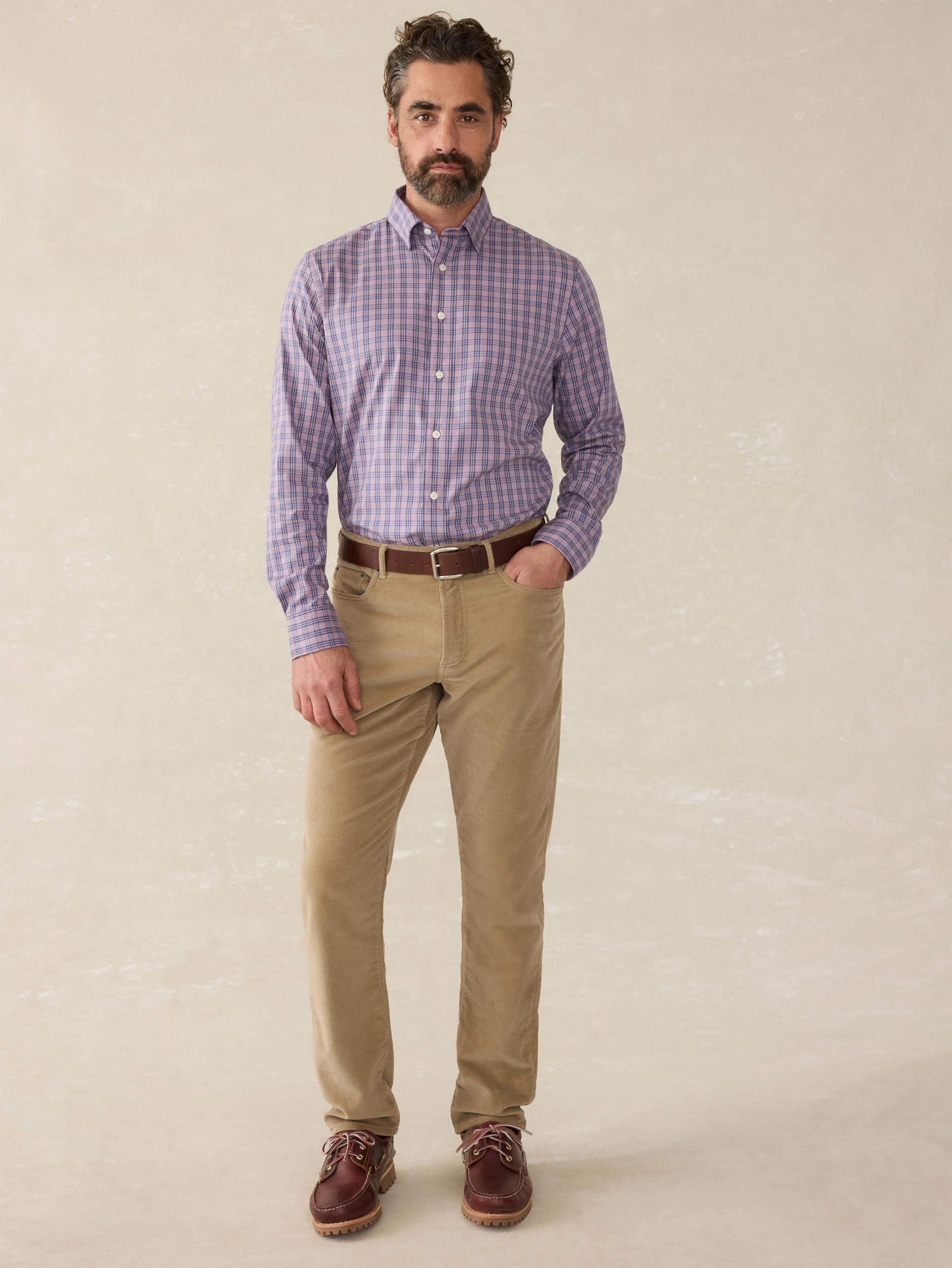 Movement™ Shirt - Berry Skies Check Male Product Image