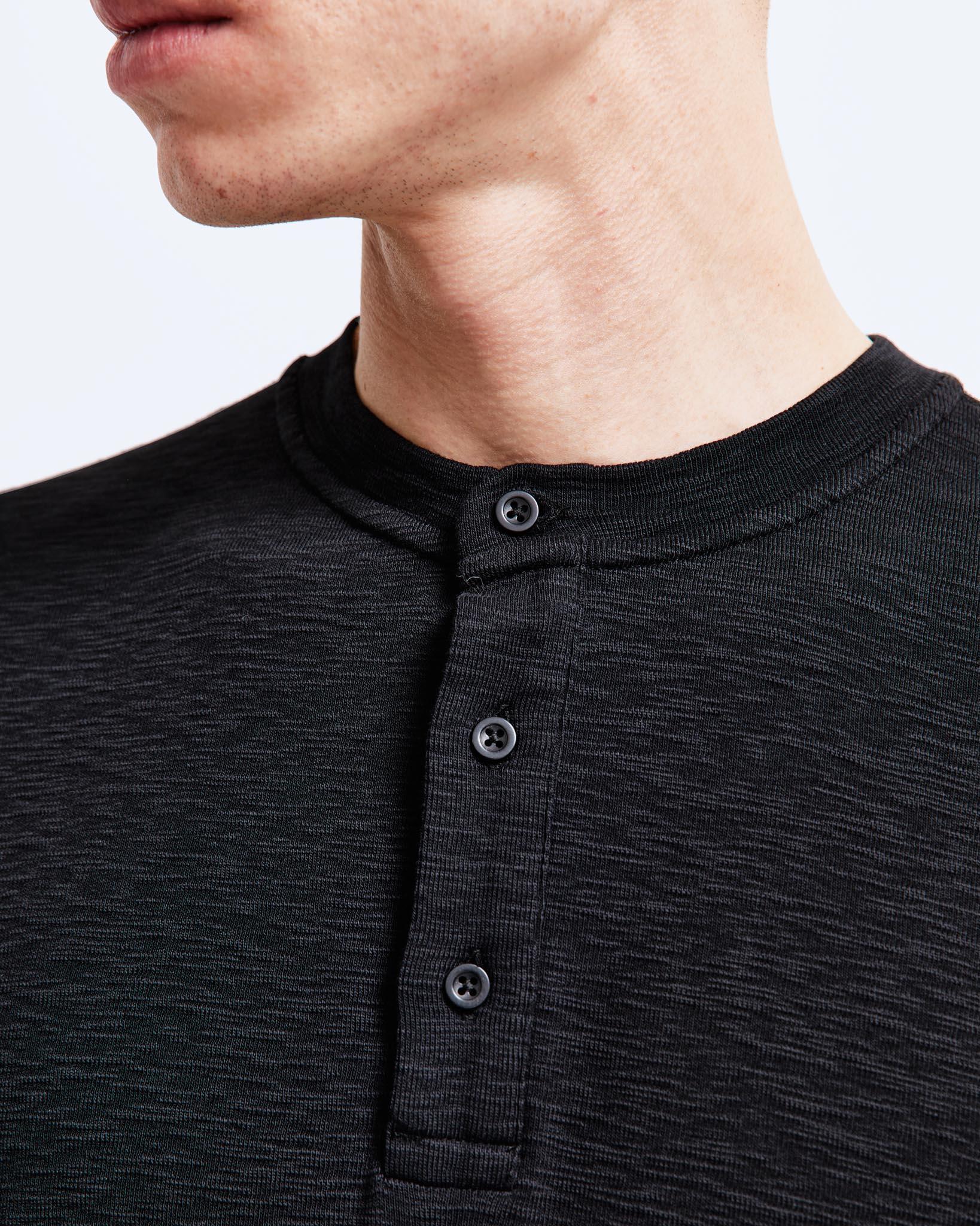 1X1 Slub Slim Henley Male Product Image