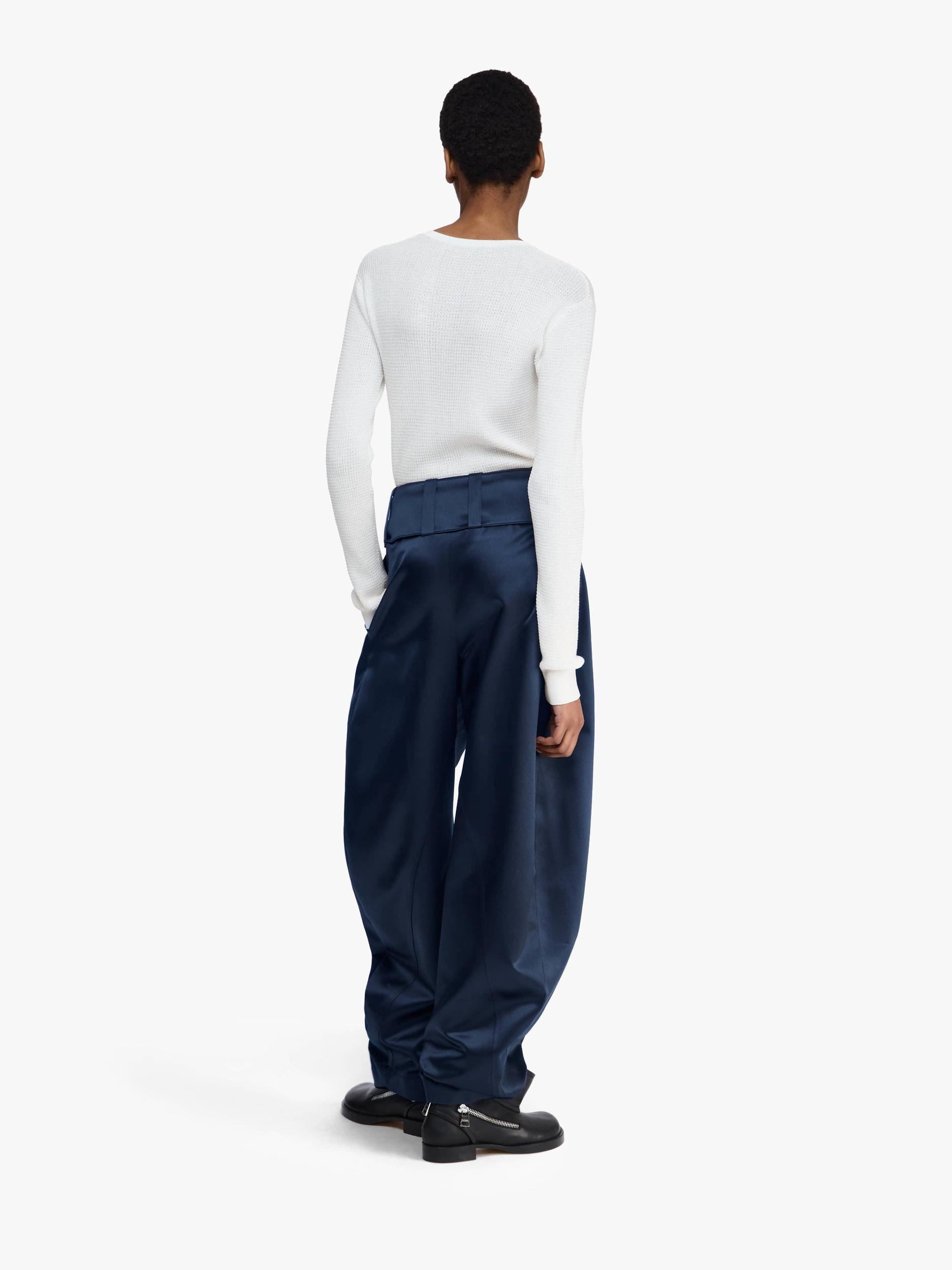 PLEATED D-RING TROUSERS Product Image