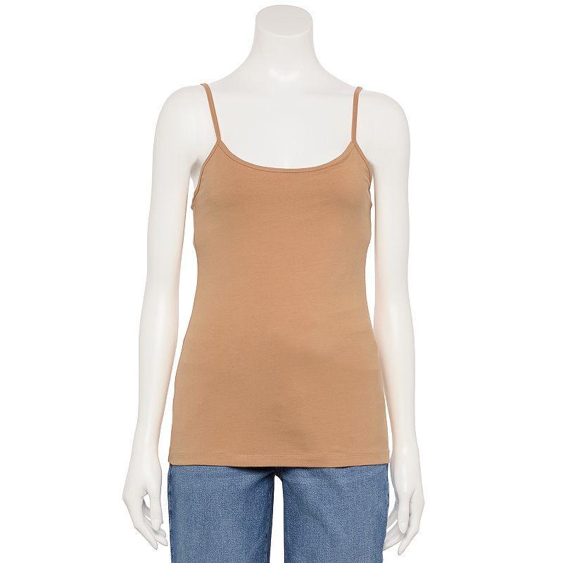 Women's Sonoma Goods For Life® Everyday Shelf Bra Camisole, Size: XL, Beige Product Image