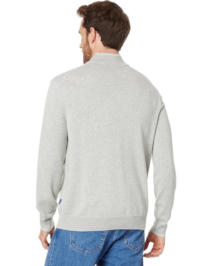 Cotton Half Zip Knitted Jumper Product Image