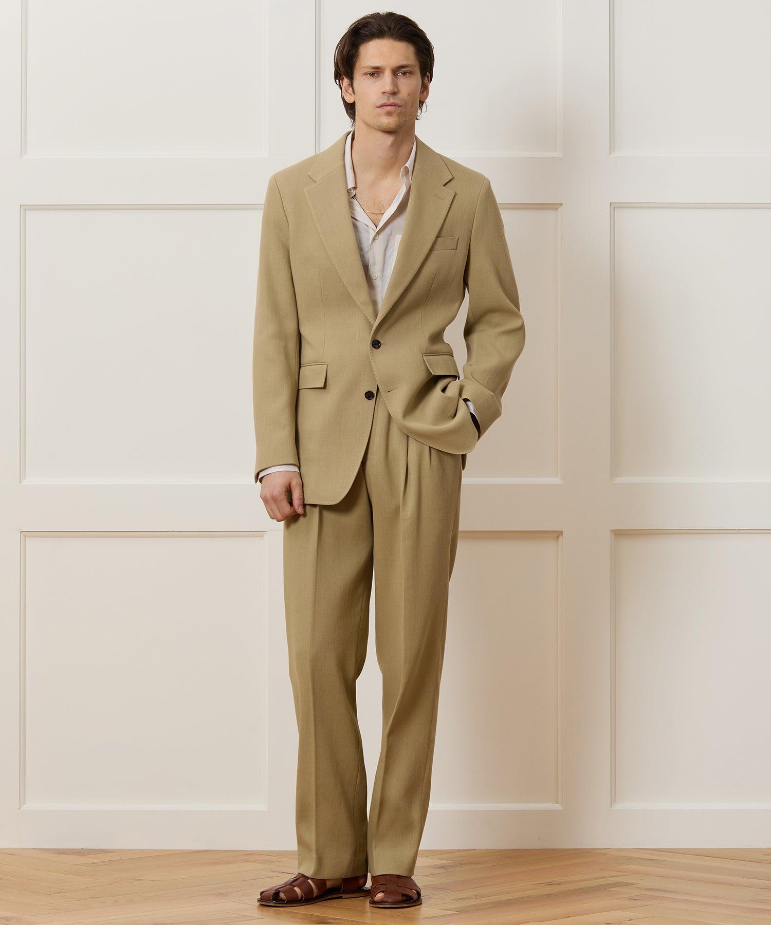 Italian Cotton Crepe Wythe Trouser Product Image