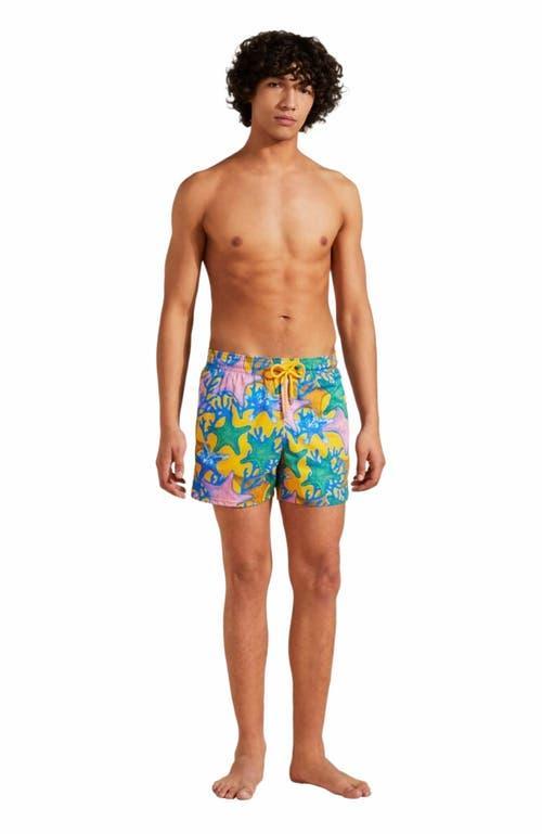 Vilebrequin Men's Glowed Stars Stretch Swim Trunks Product Image