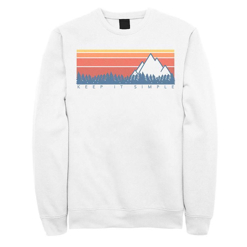 Mens Keep It Simple Gradiant Mountain Range Sweatshirt Product Image