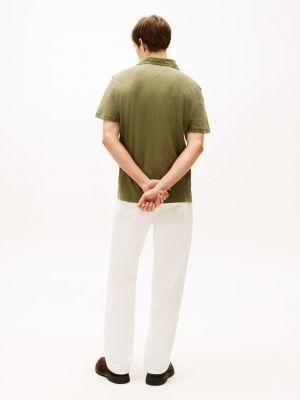Regular Fit Linen-Blend Pocket Polo Product Image