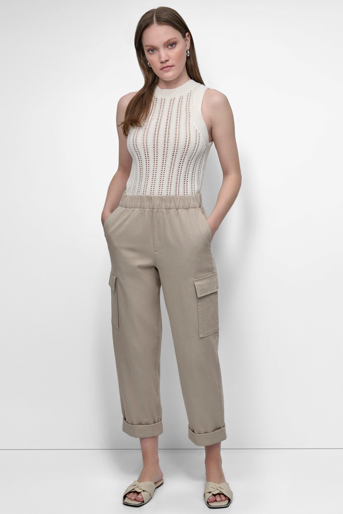 HIGH-RISE PULL-ON CARGO JOGGER Product Image