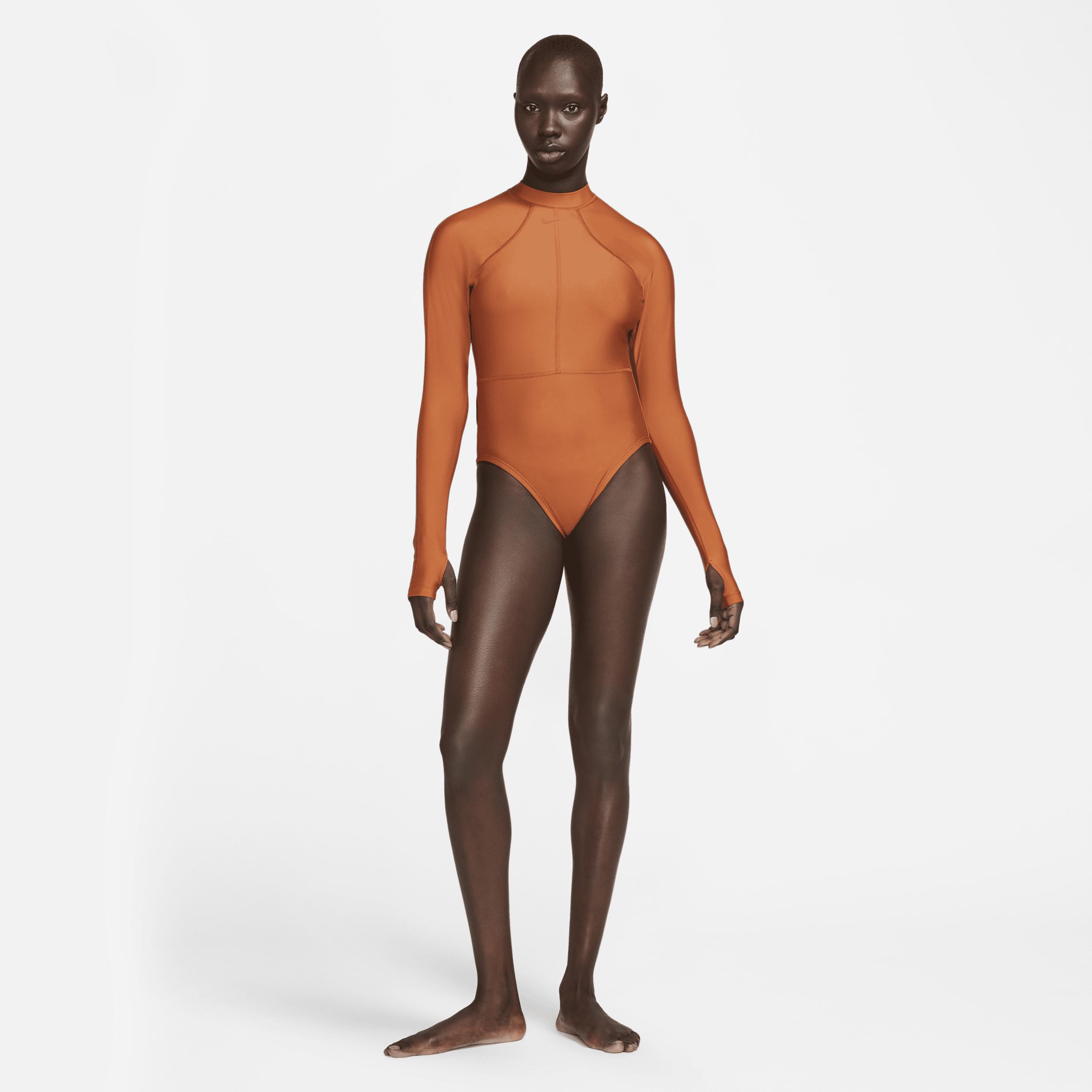 Nike Women's Fusion Long-Sleeve One-Piece Swimsuit Product Image