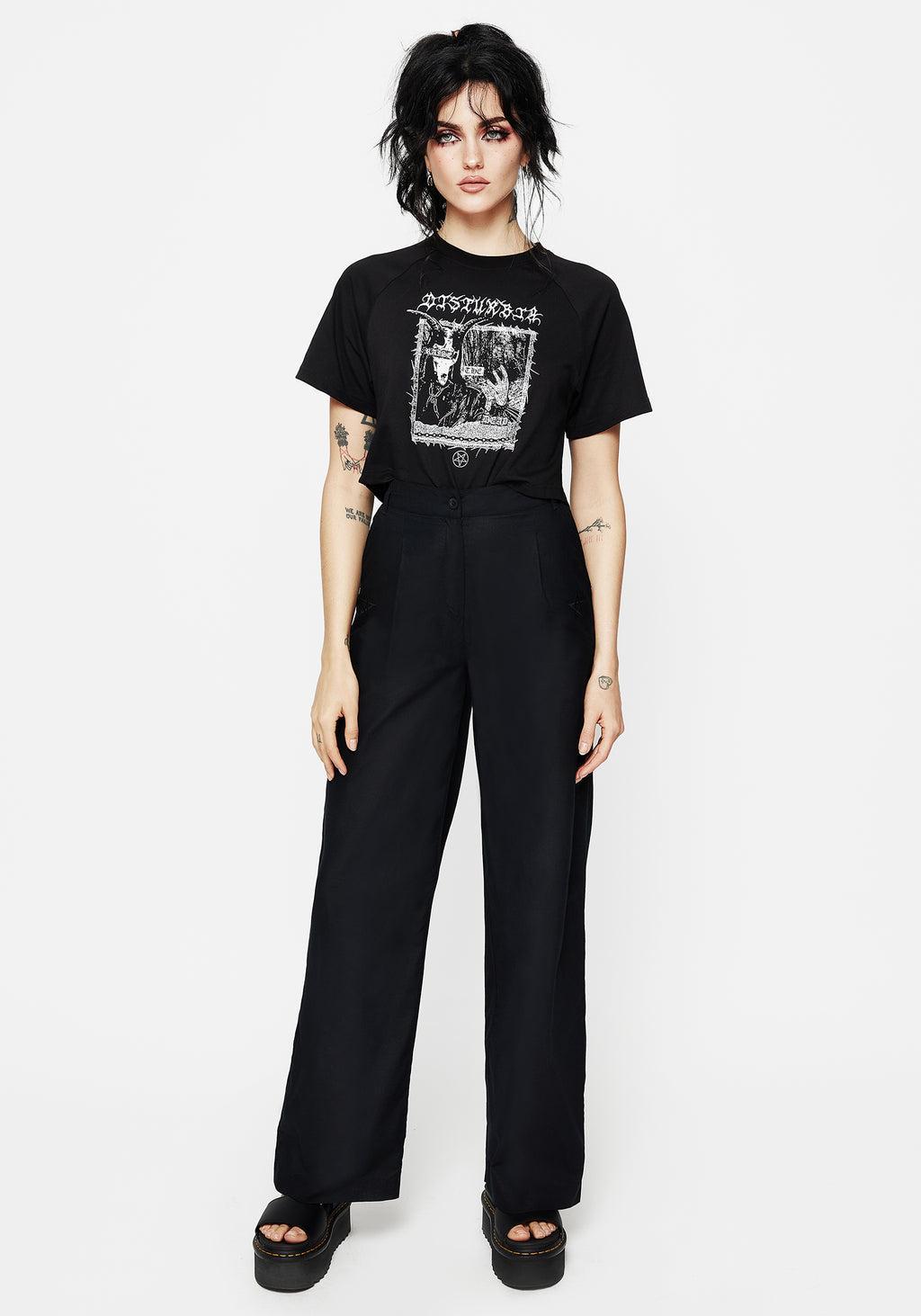 Pentaculum Linen-Blend Tailored Trousers Product Image