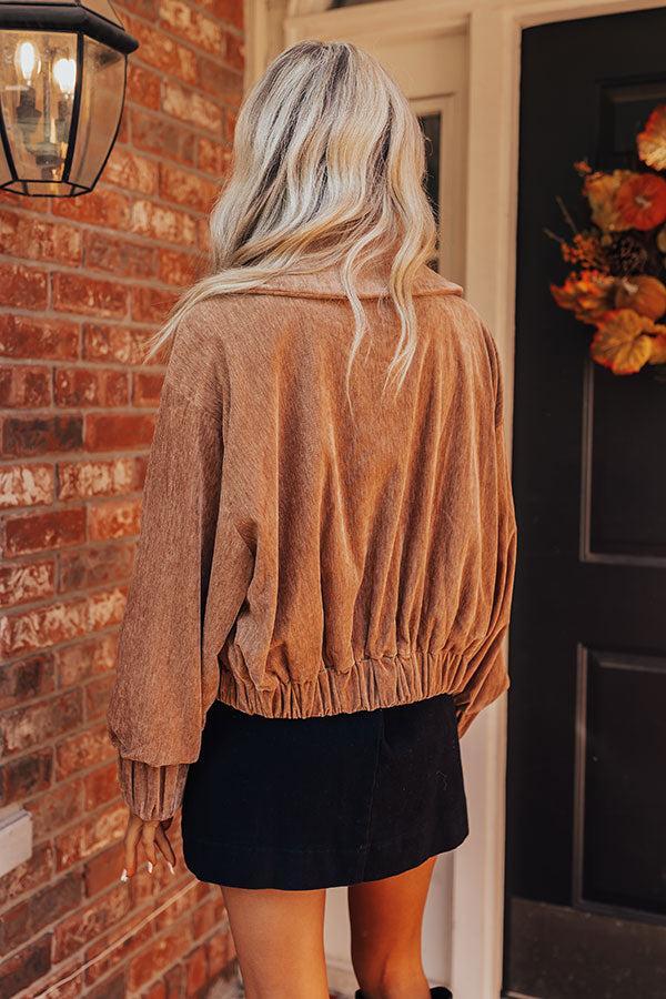 Fall In The City Velvet Jacket Product Image