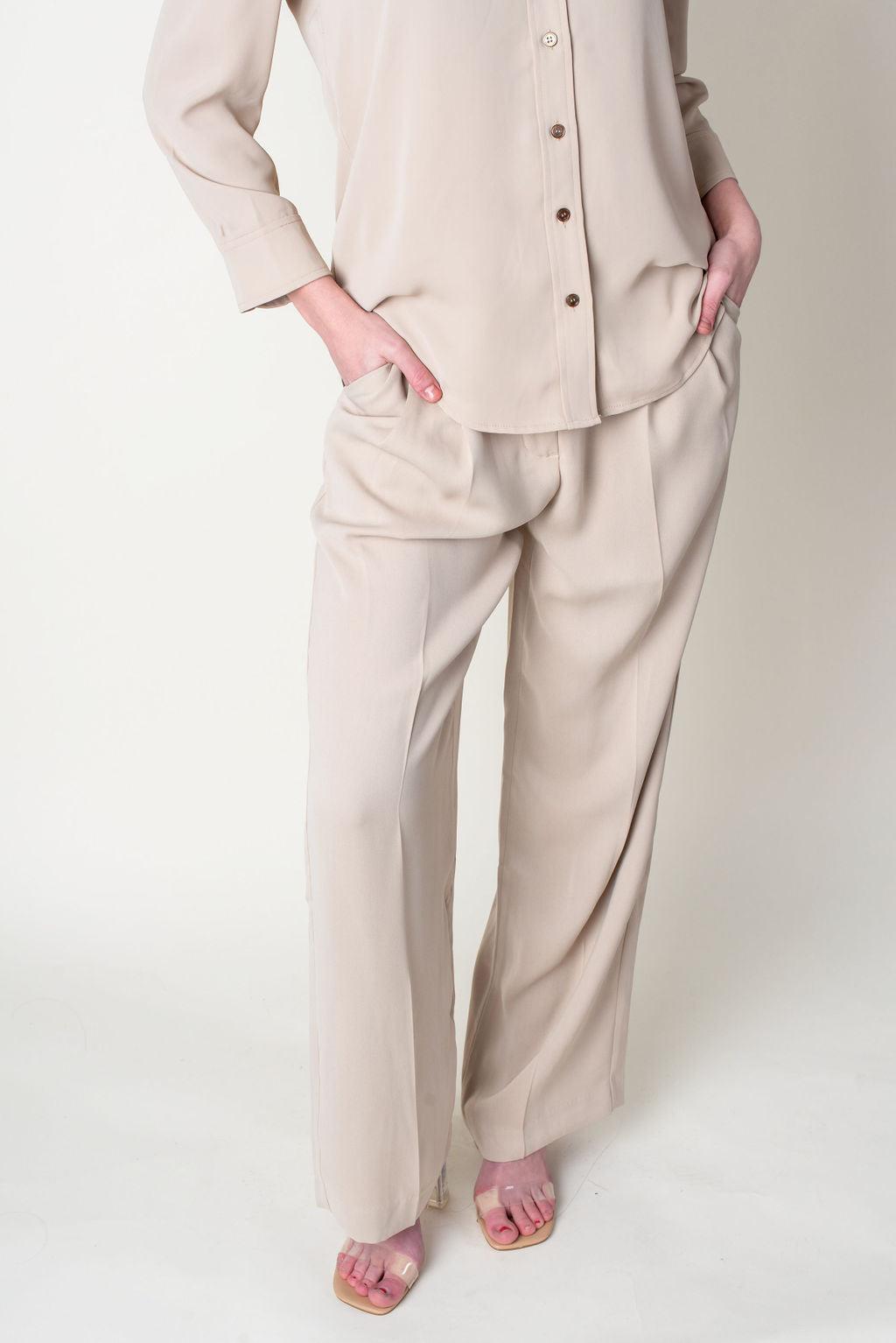 Jules High Waist Wide Leg Trousers Product Image