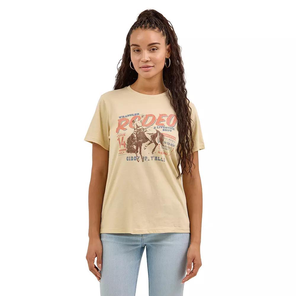 Women's Wrangler Graphic Tee, Size: Medium, Rodeo Mojave Product Image