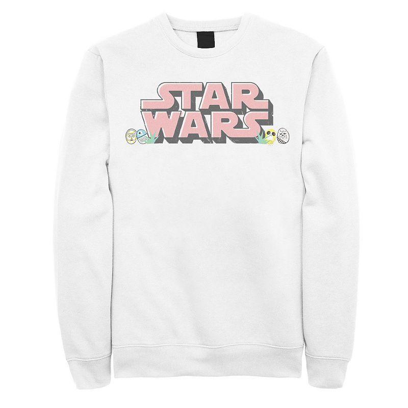 Men's Star Wars Easter Themed Chest Logo Sweatshirt,  Product Image