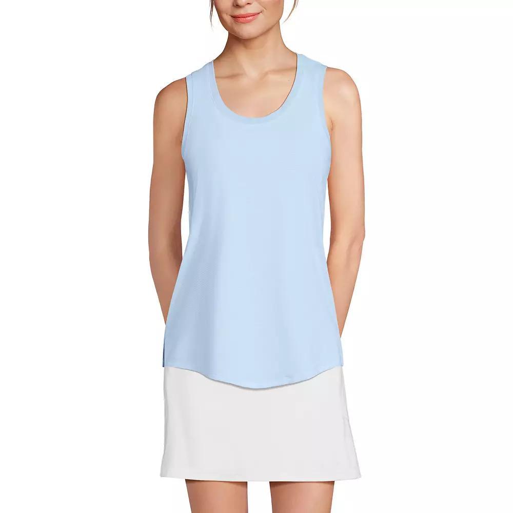 Petite Lands' End Sleeveless Power Performance Scoop Neck Tunic Tank, Women's,  Product Image