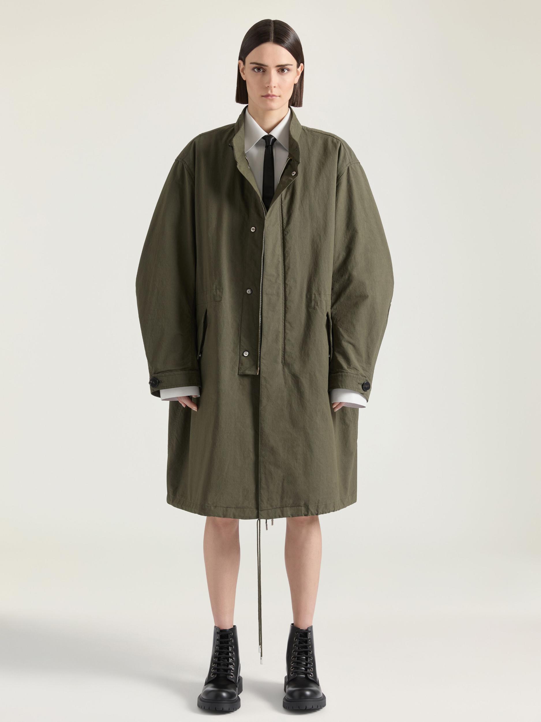 Parka in cotton with GIVENCHY Stamp print Product Image