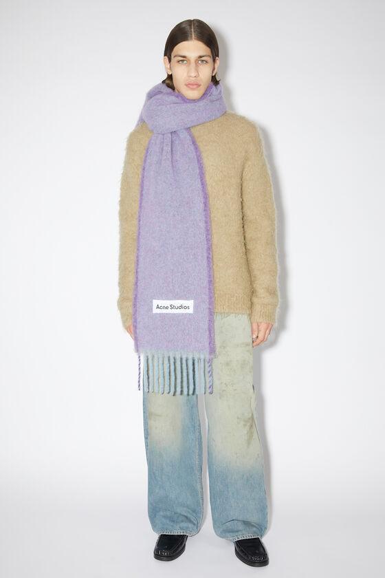 Wool mohair scarf - Narrow Product Image