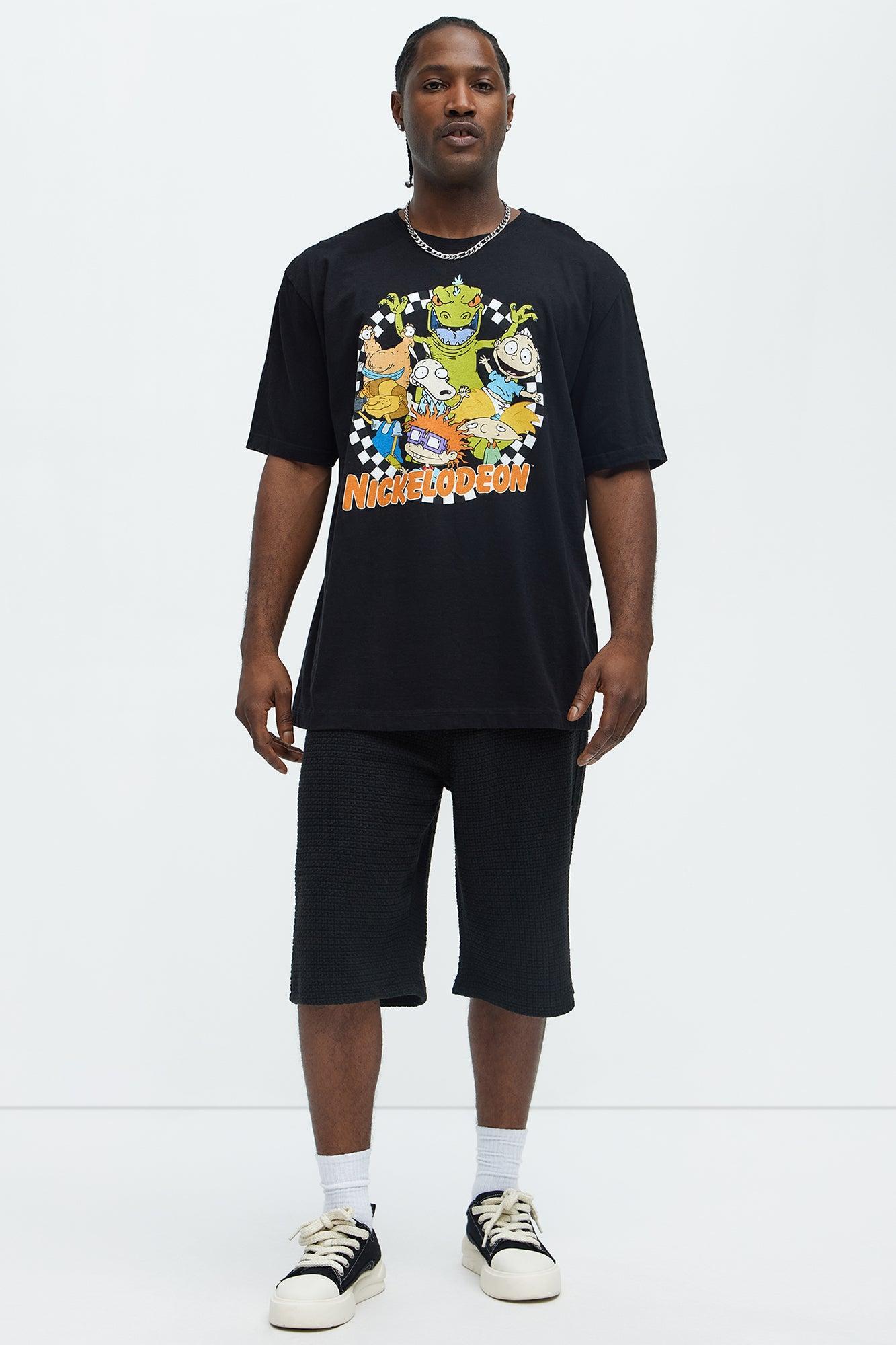 Nickelodeon 90s Cartoons Short Sleeve Tee - Black Product Image