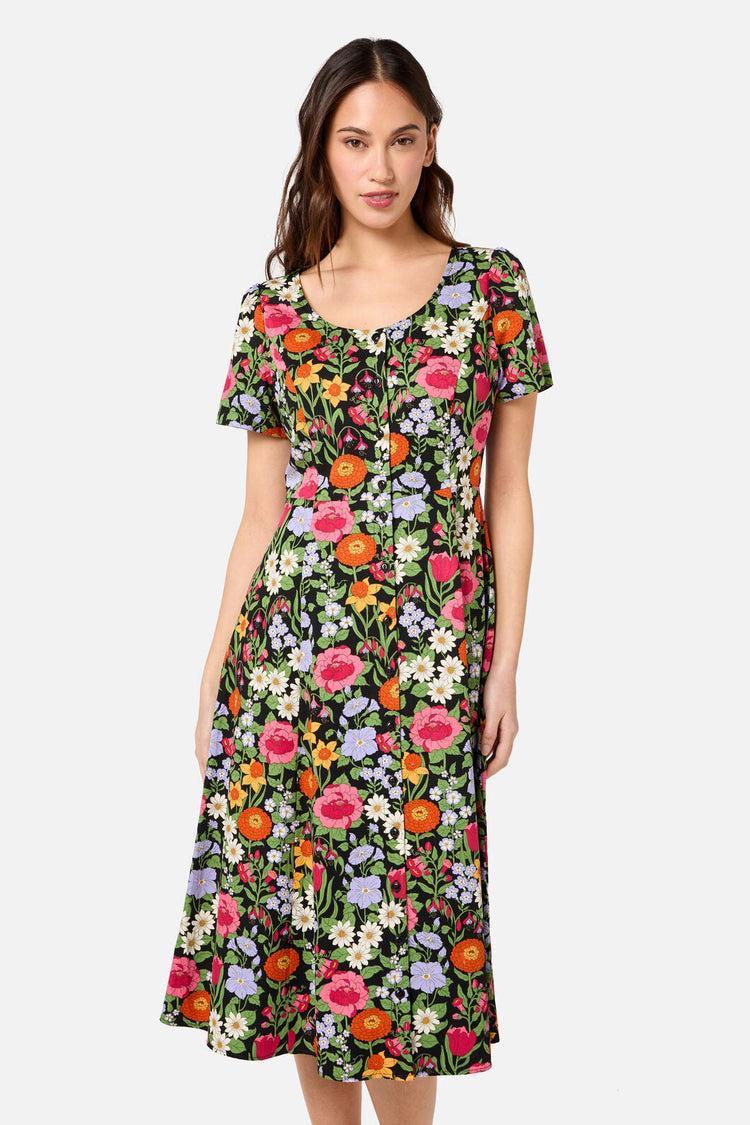 Floral Field Midi Dress Product Image