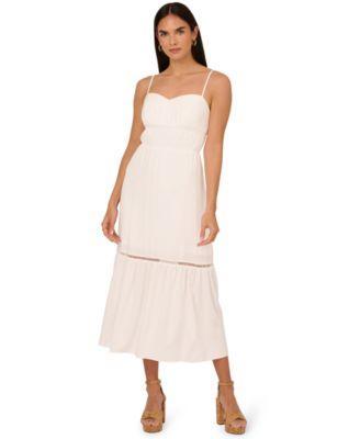 Adrianna by Adrianna Papell Womens Sweetheart-Neck Sleeveless Midi Dress Product Image