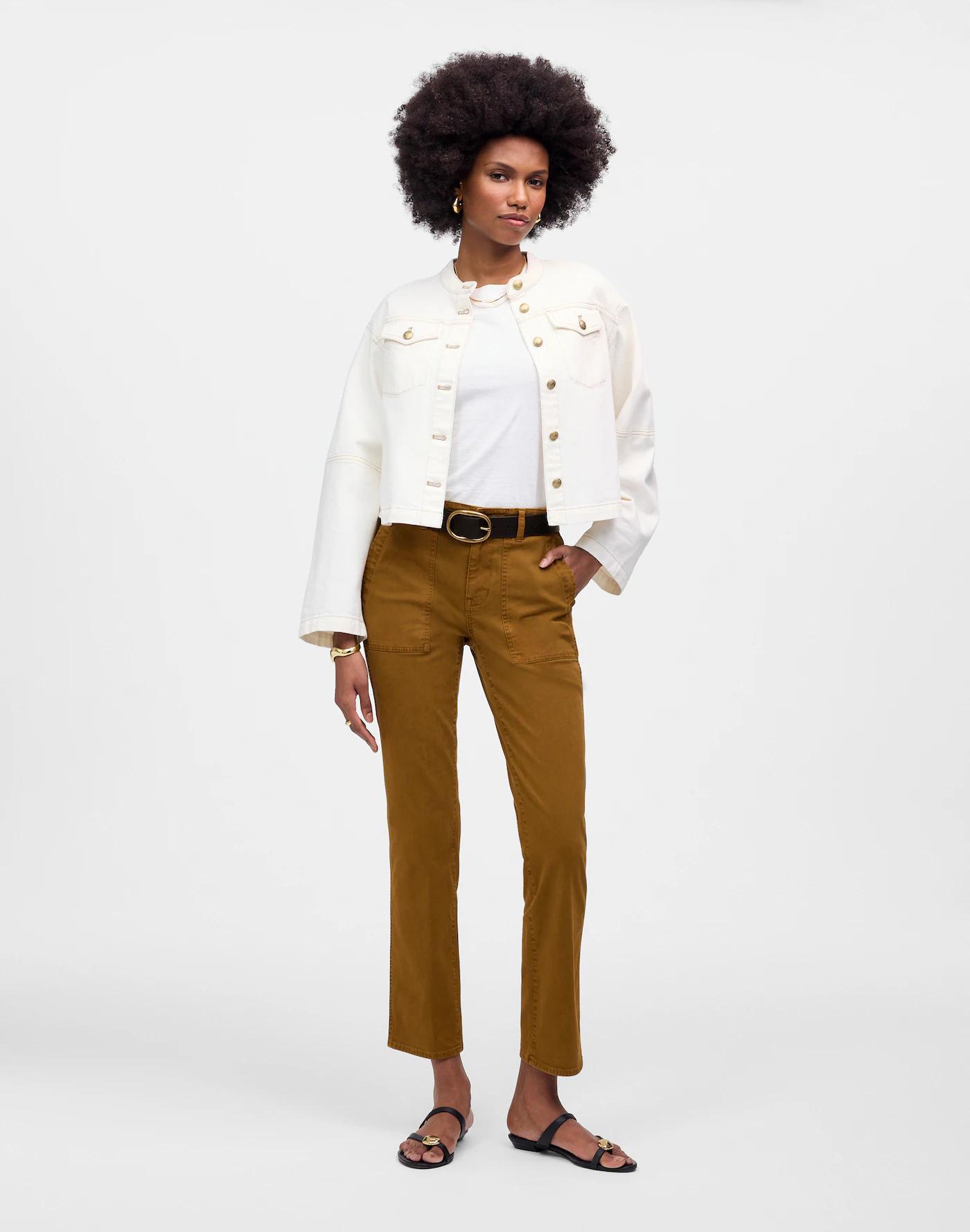 The Slim Straight Utility Pant in Garment Dye Product Image