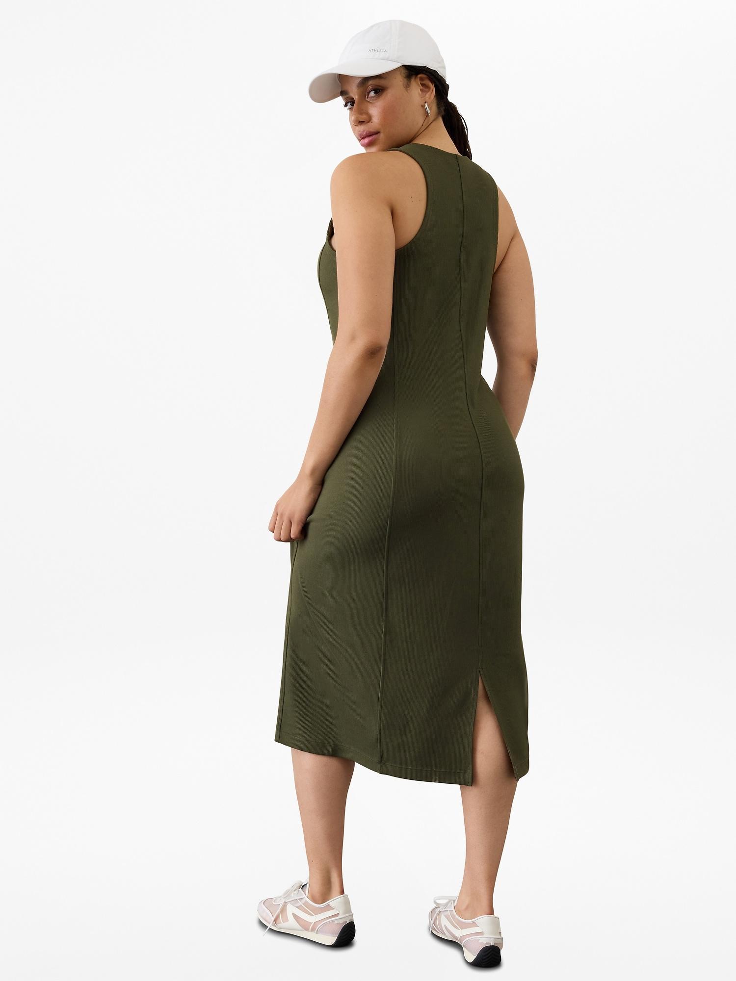 Seasoft Rib Midi Tank Dress Product Image