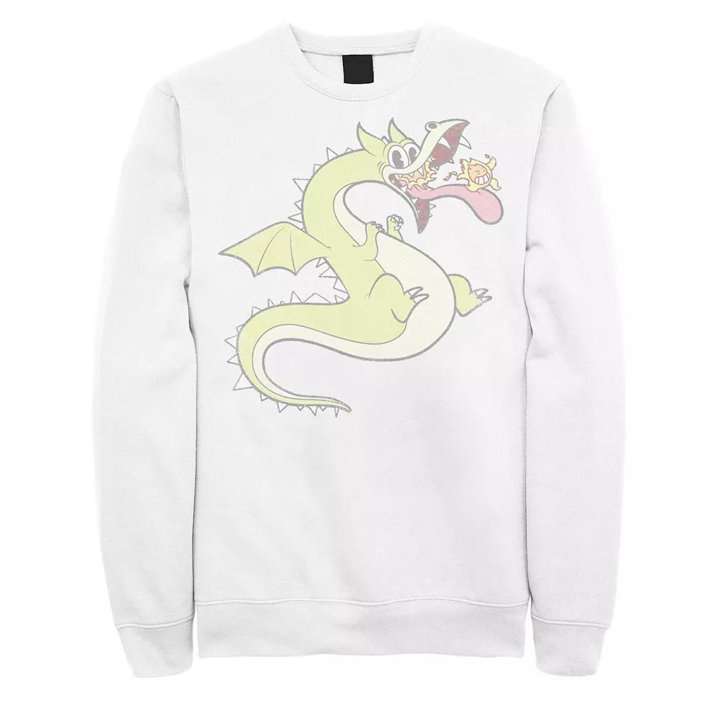 Men's Cuphead Grim Matchstick & Living Fireball Graphic Fleece Pullover,  Product Image
