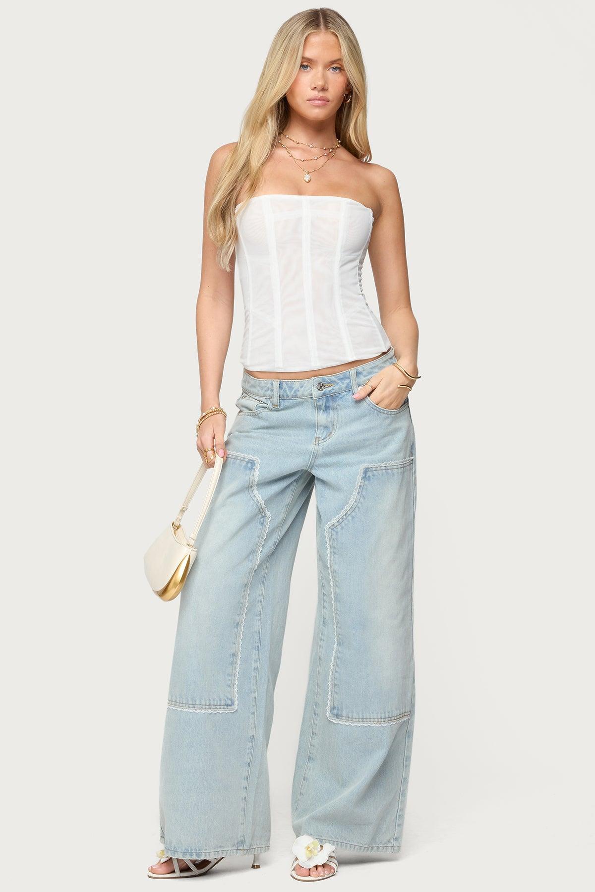 Reed Sheer Mesh Corset Product Image