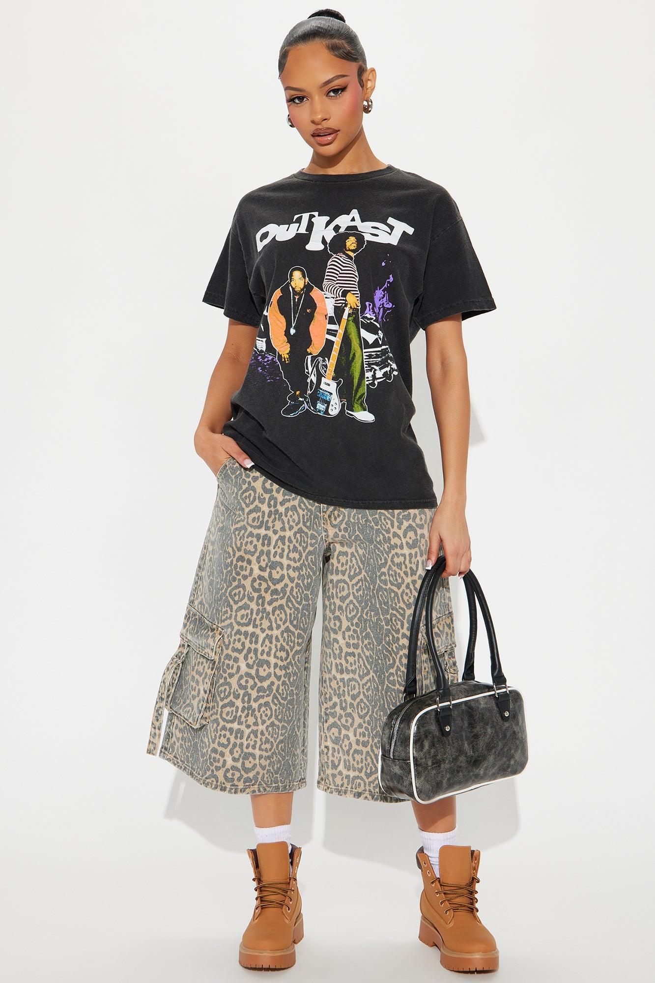 Outkast Washed Oversized Tee - Black Product Image