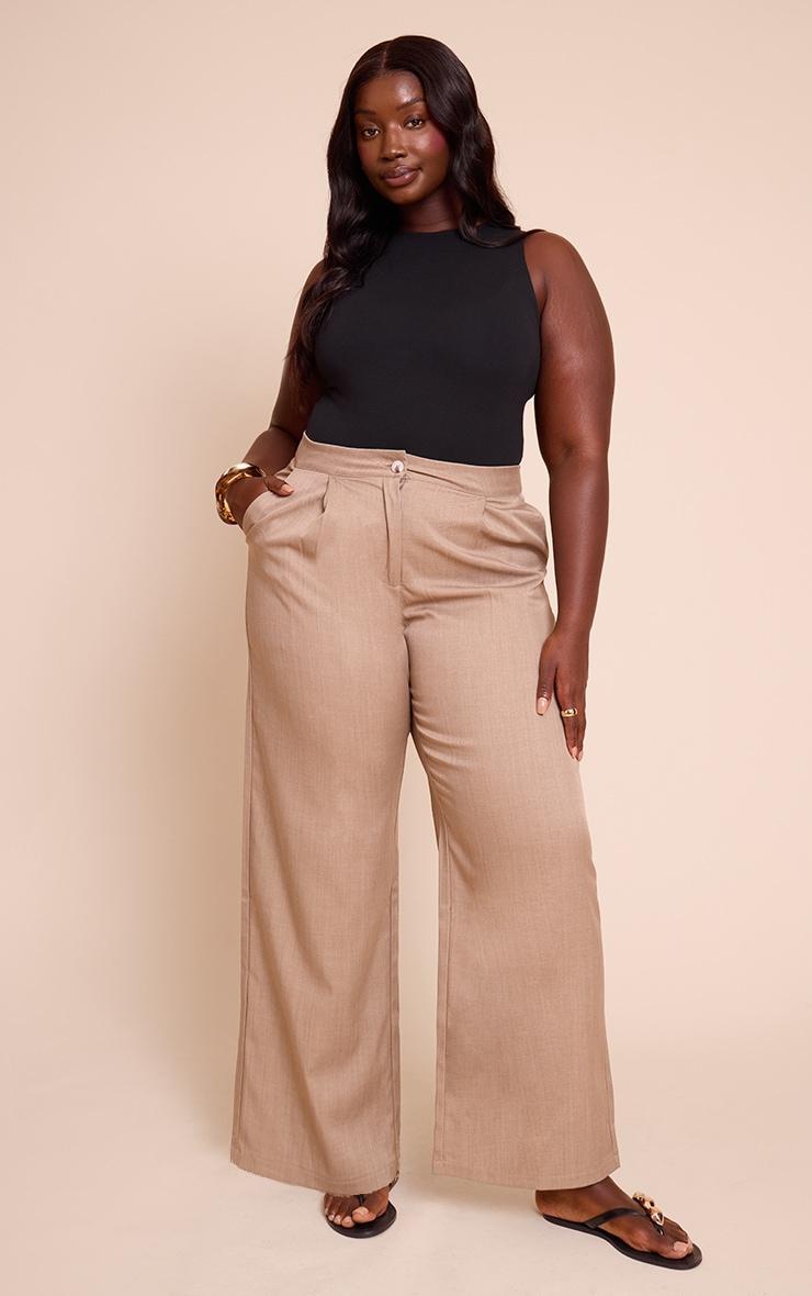 Plus Black Soft Cotton Racer Sleeveless Bodysuit Product Image