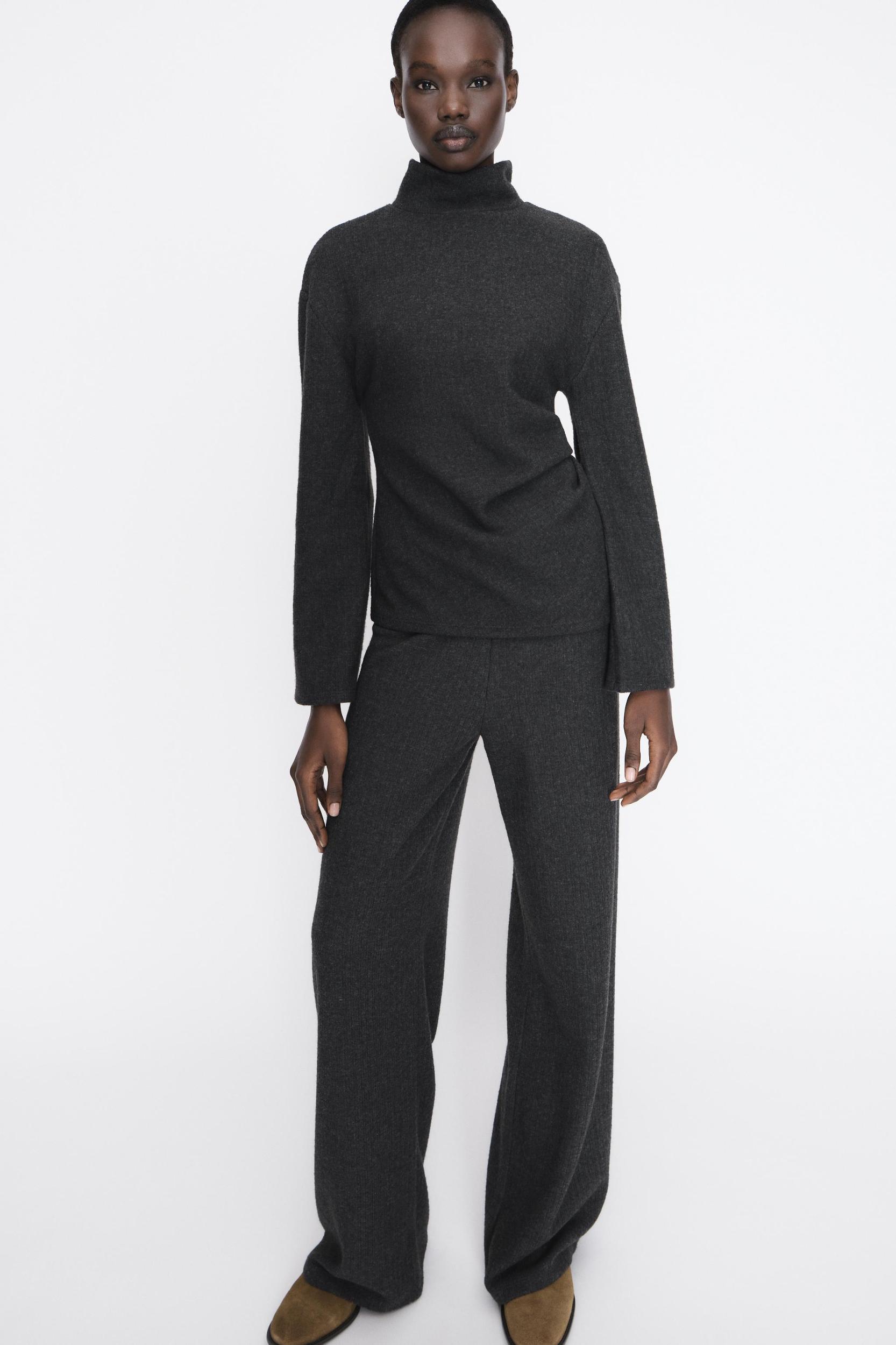 SOFT WIDE LEG PANTS Product Image