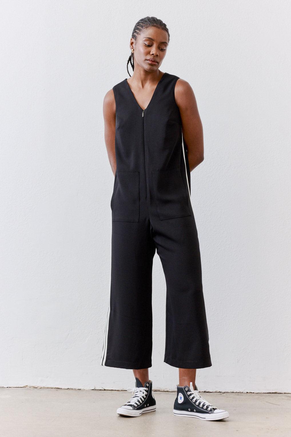 The Relaxed Wide Leg Jumpsuit Product Image