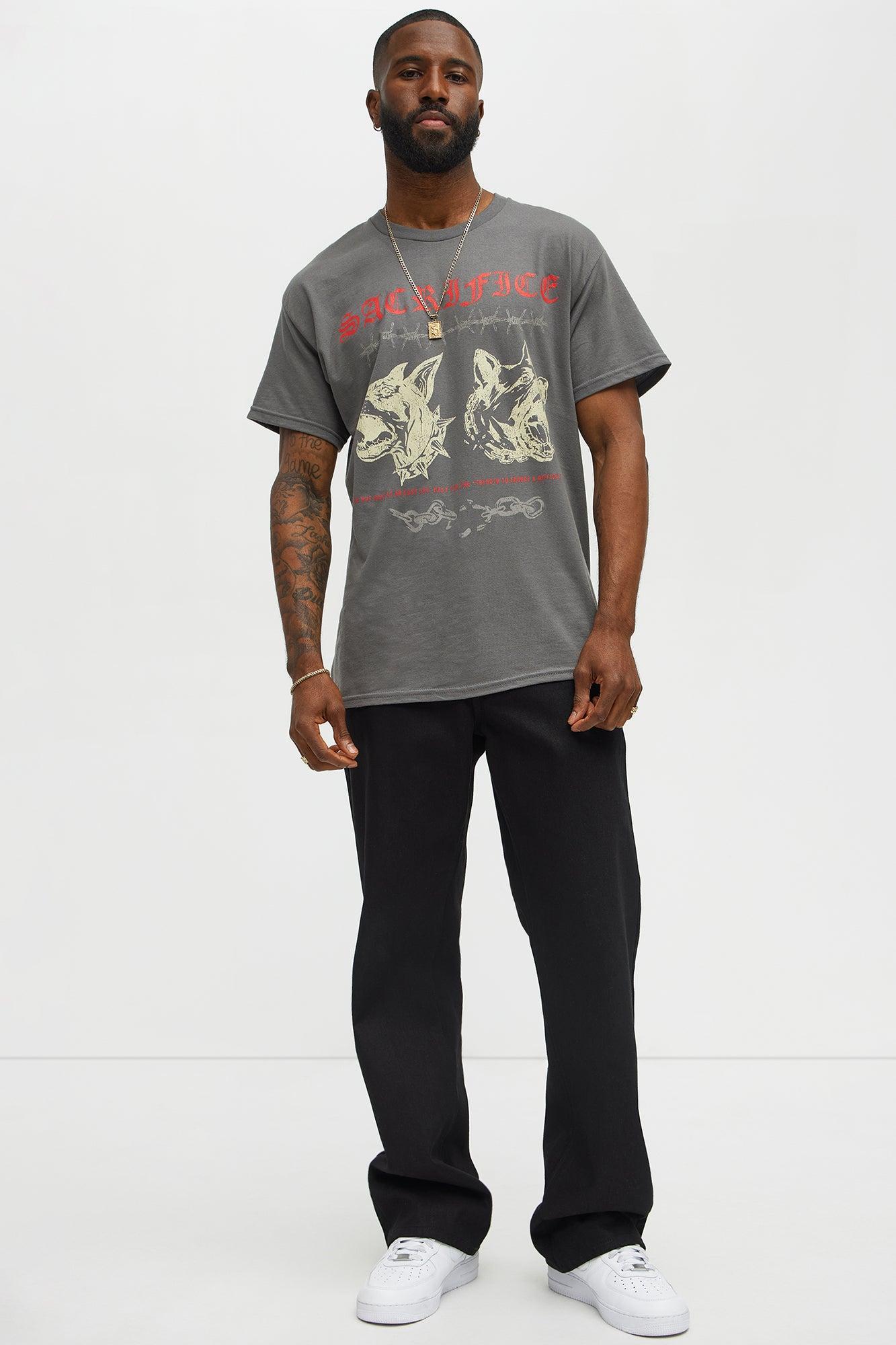 Endure Difficult Times Short Sleeve Tee - Charcoal Product Image