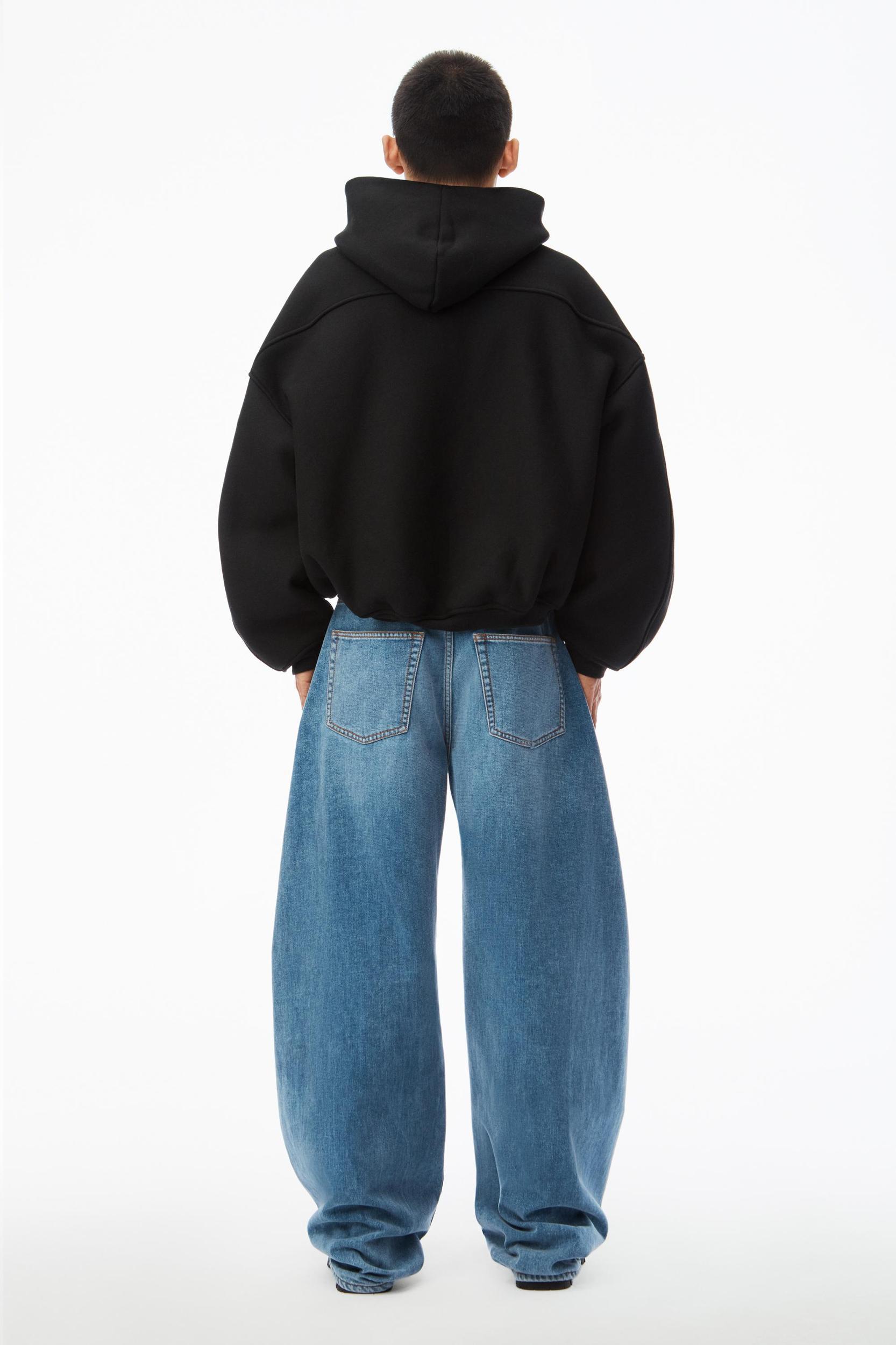 Star Zip Up Hoodie In Dense Fleece Product Image