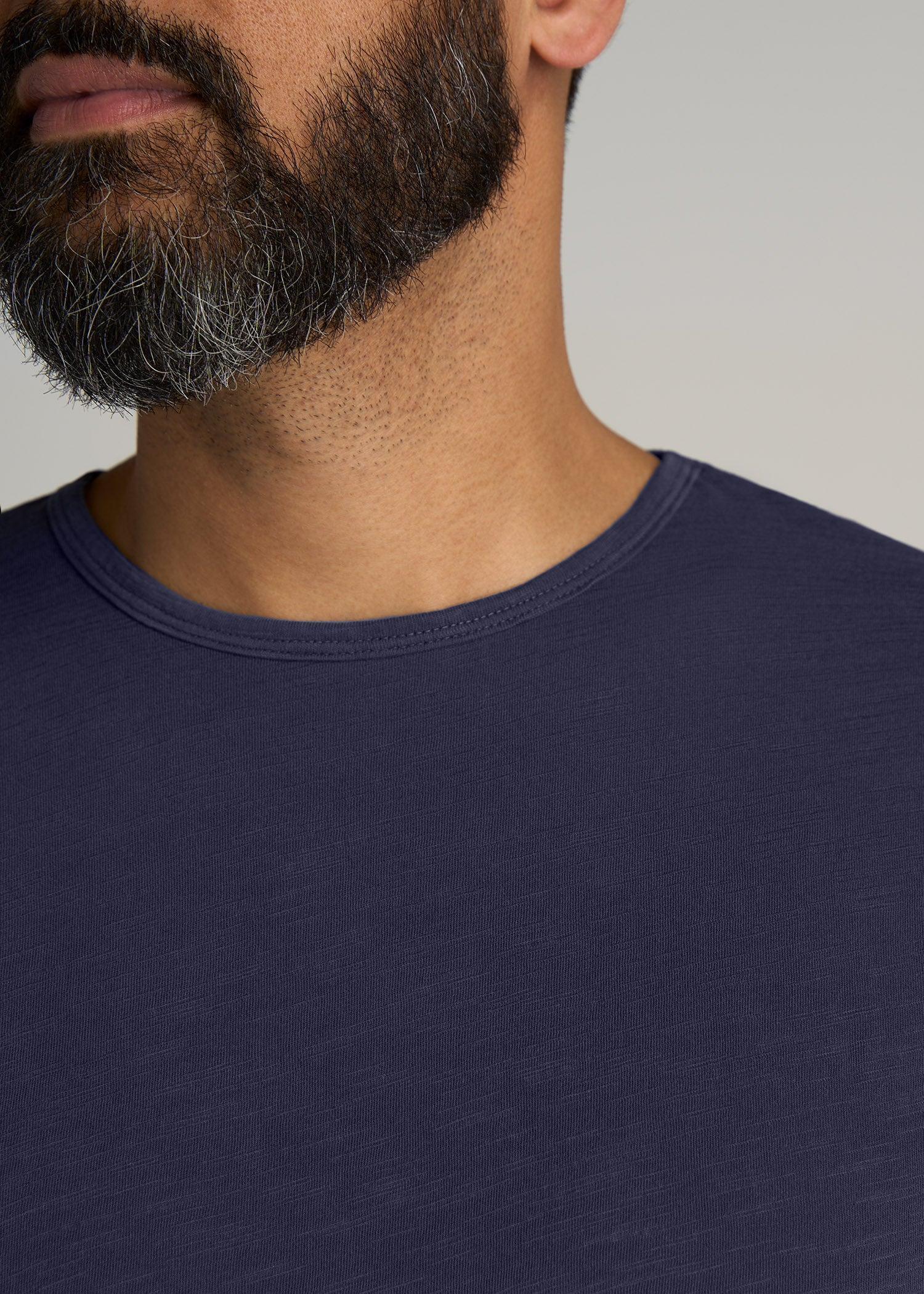 REGULAR-FIT Slub Tee in Navy - Tall Men's Shirts Product Image