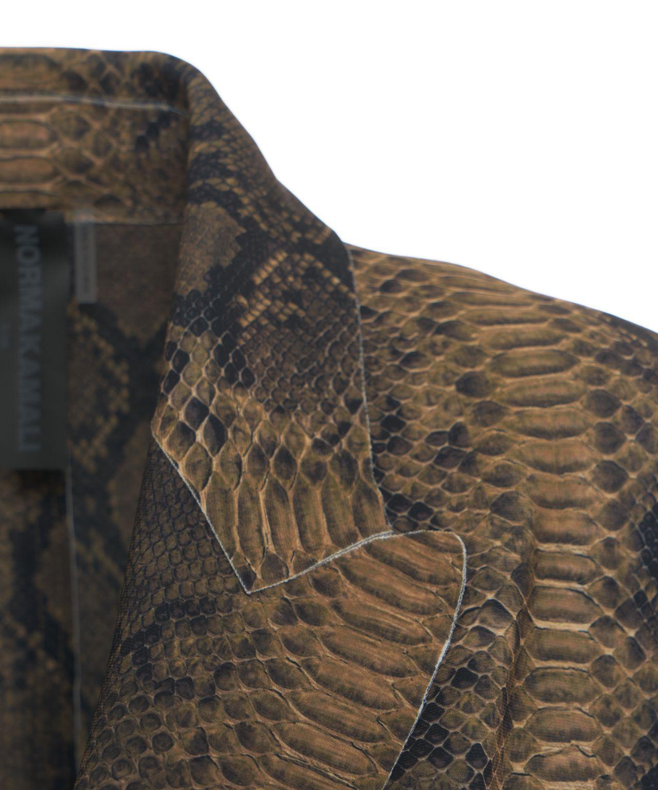 Single breasted blazer with snake pattern Product Image