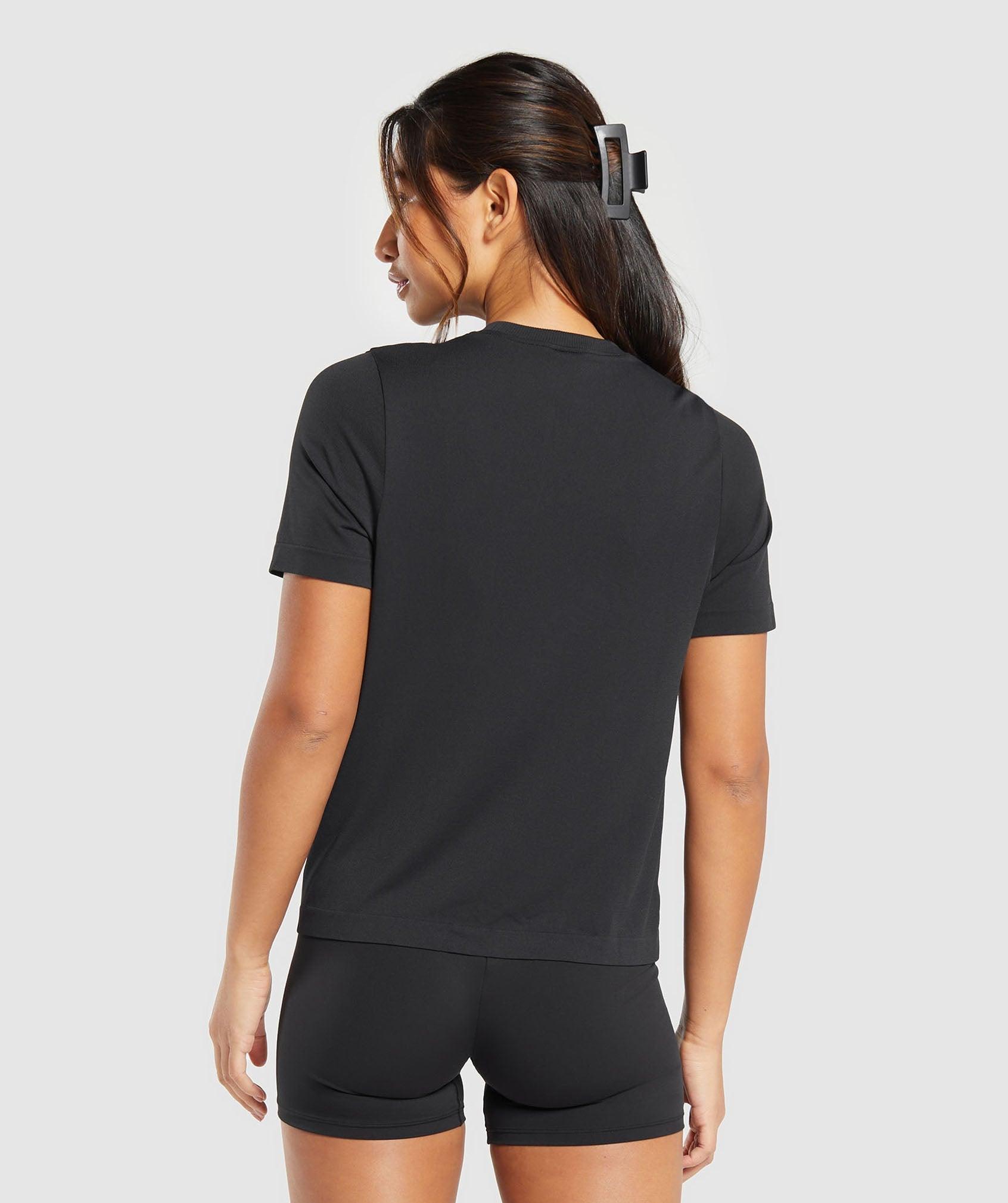 Gymshark Everyday Seamless T-Shirt - Black Female Product Image