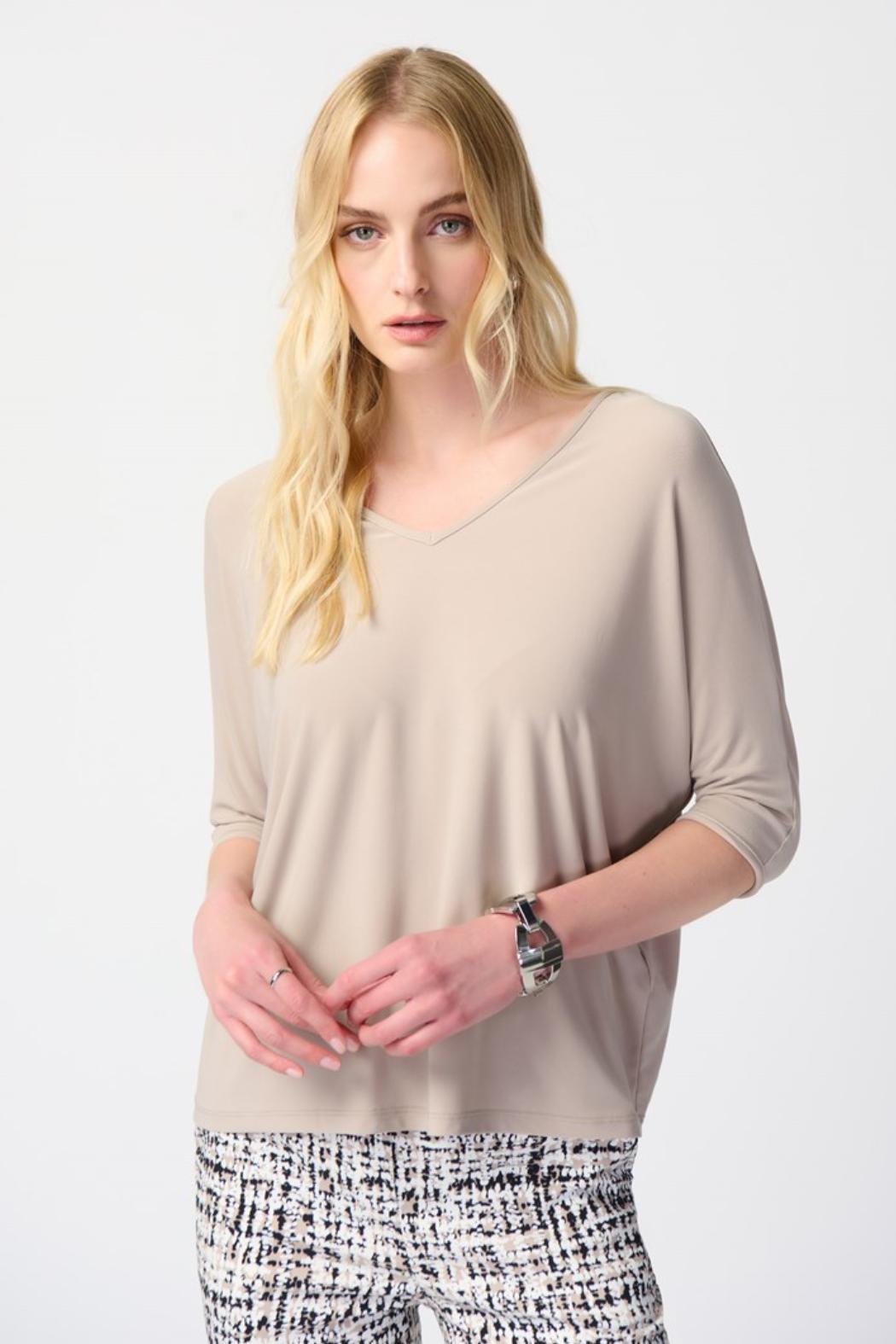 Silky Knit Reversible Boxy Top Product Image