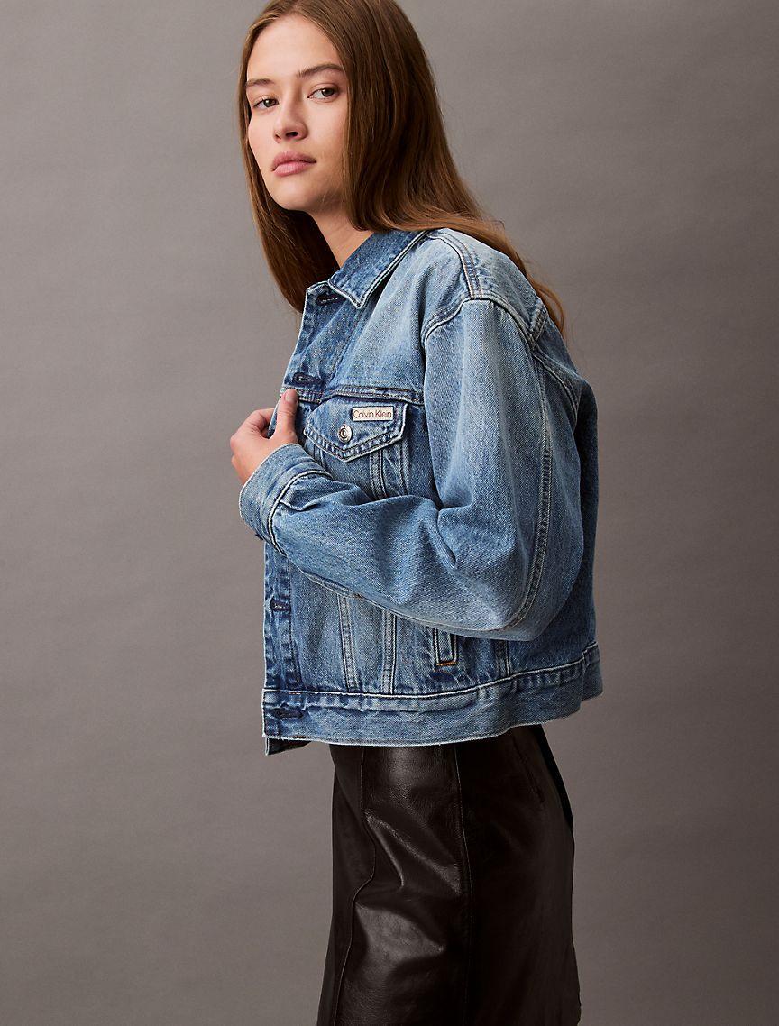 90s Denim Trucker Jacket Product Image