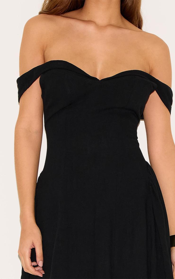  Black Bardot Shift Dress Product Image