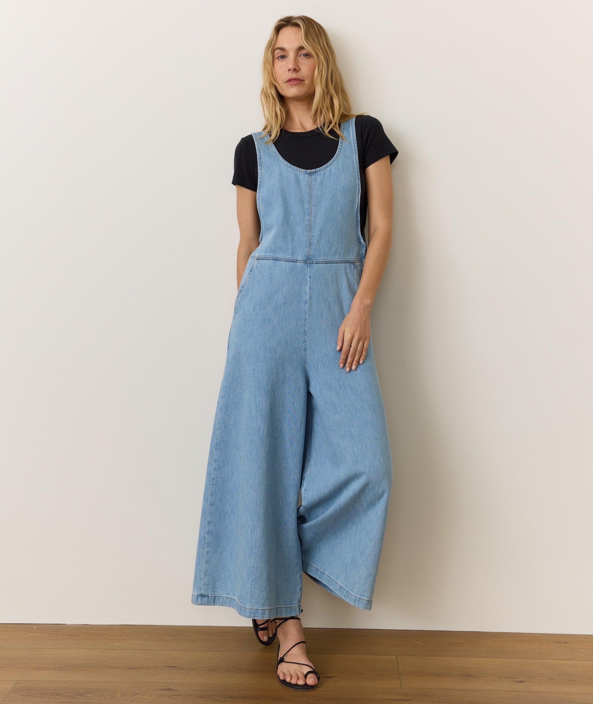 Layla Denim Overalls Product Image