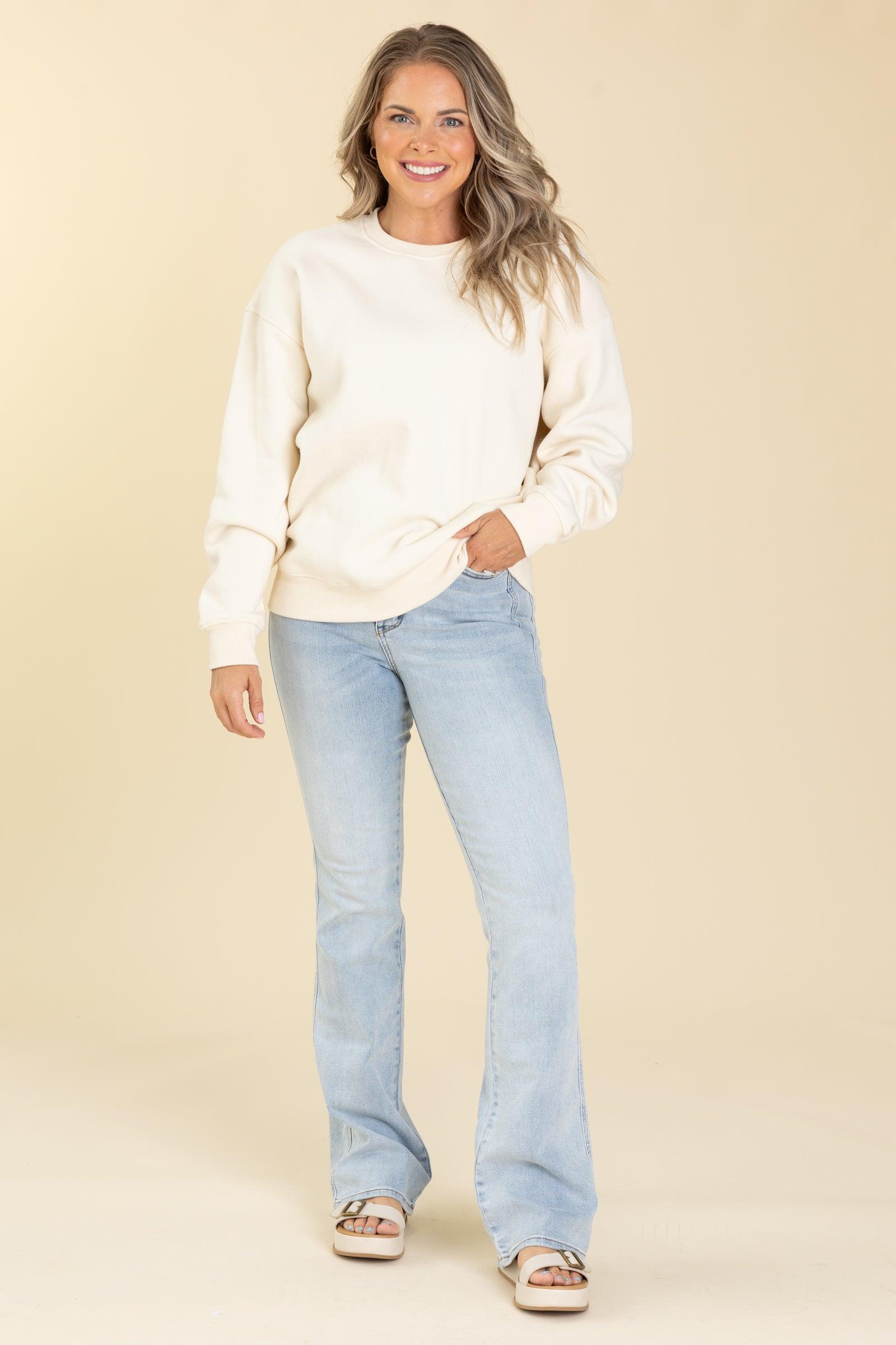 Oversized Fleece Sweatshirt Product Image
