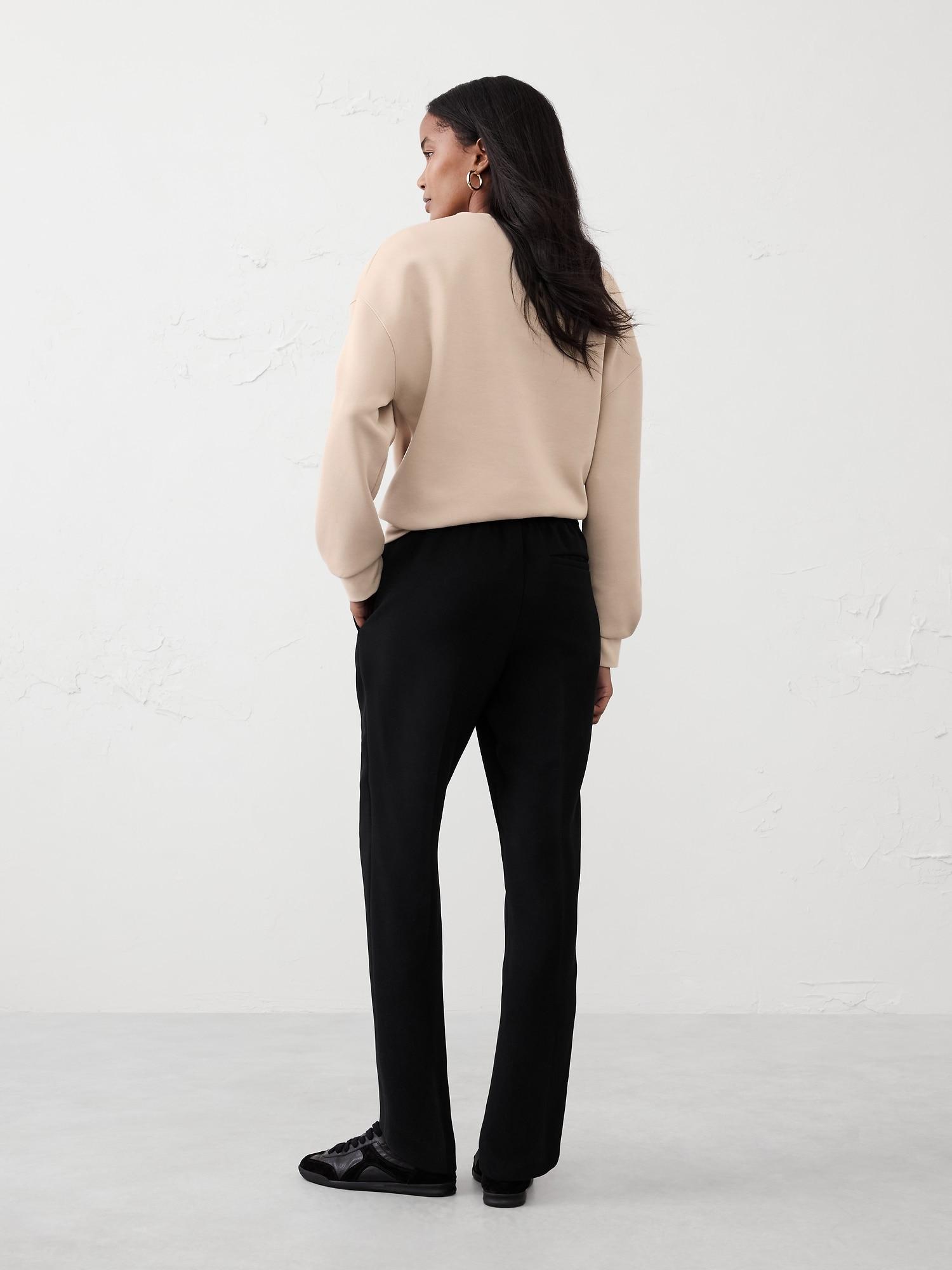 Tapered Crepe Pull-On Pant Product Image