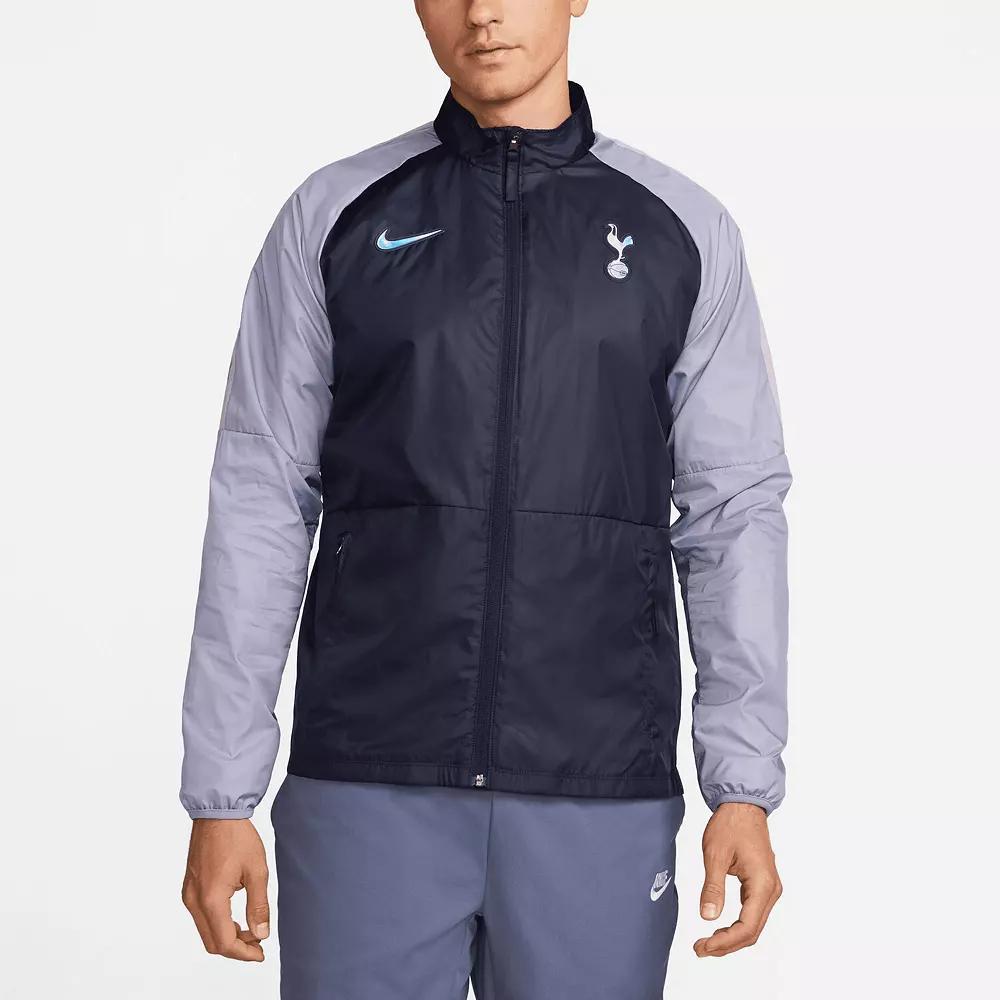 Men's Nike Navy Tottenham Hotspur Academy AWF Raglan Full-Zip Jacket,  Product Image